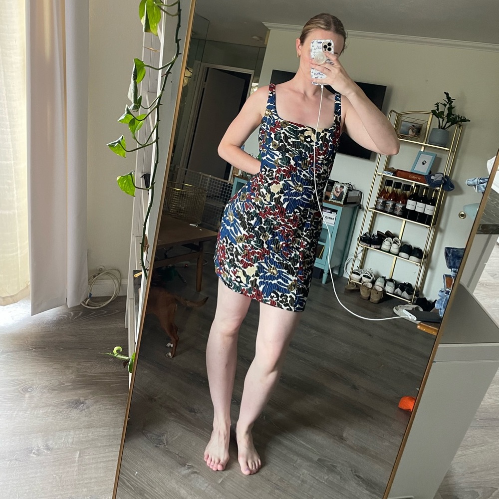 Maeve Anthropologie mini dress, 70’s style